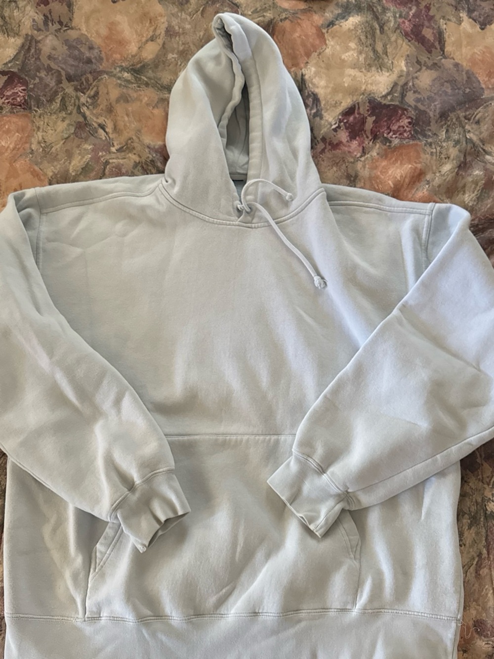 Light blue Pullover Hoodie Sweatshirt